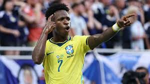 Vinícius Júnior leads Brazil rout of Scotland to top group
