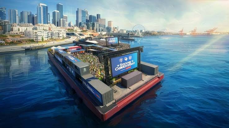 Sounders, Reign to host first-of-its-kind 'floating pitch' on Elliott Bay during World Cup