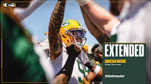 Packers sign WR Christian Watson to contract extension