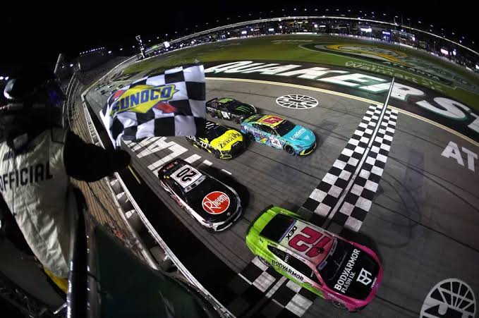 Ryan Blaney wins dramatic Atlanta NASCAR Cup race as Bubba Wallace penalized