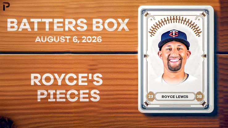 Royce Lewis Homer Leads the Way – Fantasy Hitting Recap 08/06/26