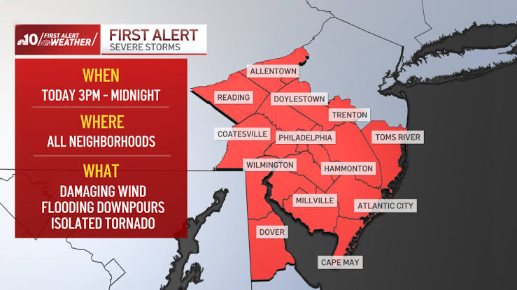 First Alert: Severe storms may impact FIFA World Cup match in South Philly