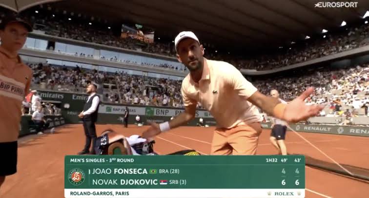 Novak Djokovic scolds cameraman during shocking loss