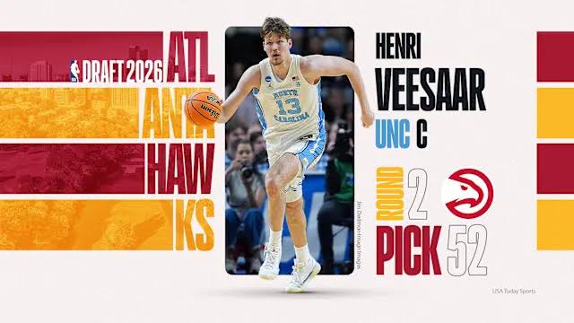 Henri Veesaar lands with Hawks in NBA draft