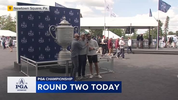 Gotterup posts lowest score and Scheffler survives rough start in wind-swept PGA Championship at Aronimink Golf Club