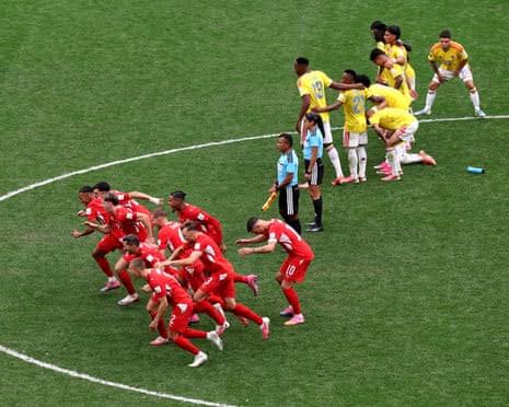 Switzerland knock out Colombia on penalties to reach World Cup quarter-finals