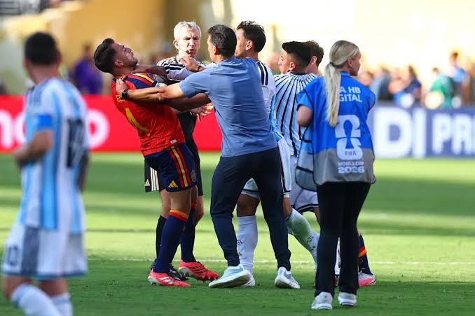 World Cup 2026: Spain midfielder says Argentina players should not be punished by FIFA after post-match scuffle