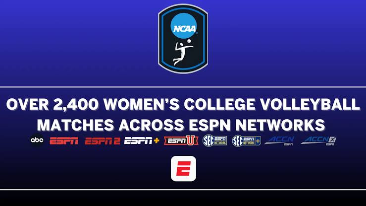 ESPN shares 2026 Women’s College Volleyball programming lineup