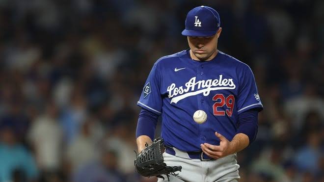 In his Dodgers debut, Tarik Skubal inherits baseball's bullseye