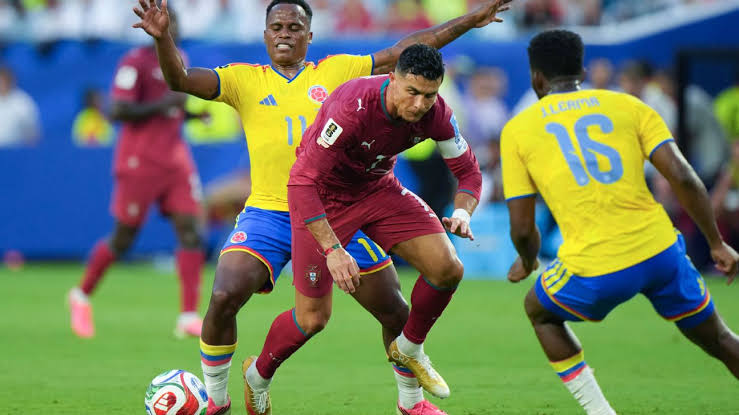 Colombia edge Portugal to top spot after World Cup stalemate