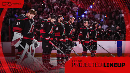Projected Lineup: ECF, Game 2 vs. Montreal | Carolina Hurricanes