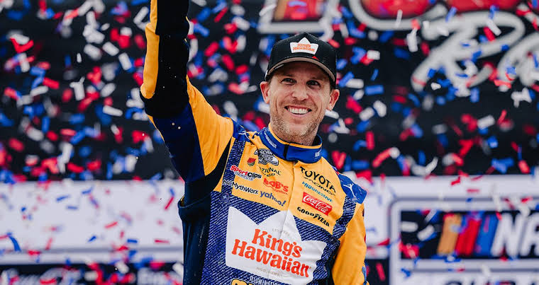 Three in a row! Denny Hamlin wins Cup Series race at Pocono