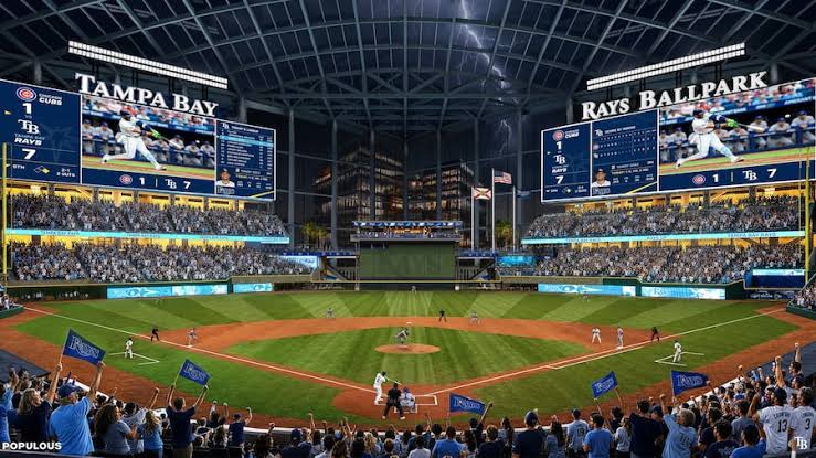 Here’s a 1st look inside Rays’ planned Tampa ballpark. It’s eye-catching