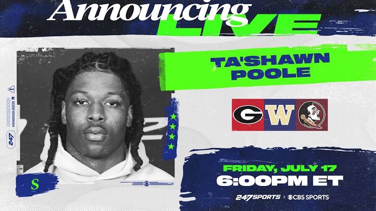 Watch: Four-star safety Ta'Shawn Poole live commitment ceremony