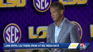 LSU head coach Lane Kiffin, 3 Tigers speak at SEC Football Media Days