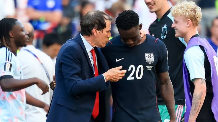Belgium manager praises classy gesture by Folarin Balogun after red card controversy: 'I really liked that'