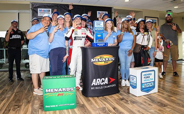 Gio Ruggiero takes third victory of 2026 in rain-shortened Henry Ford Health 200 at Michigan