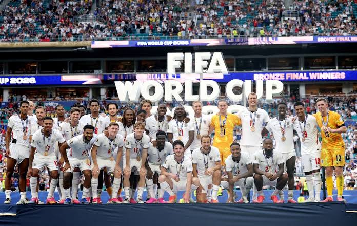 England survive France fightback and secure third place in World Cup goalfest