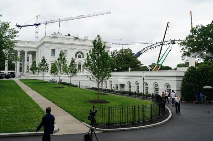 Trump’s Tackiest White House Change Yet Spotted Ahead of Birthday Bash UFC Event