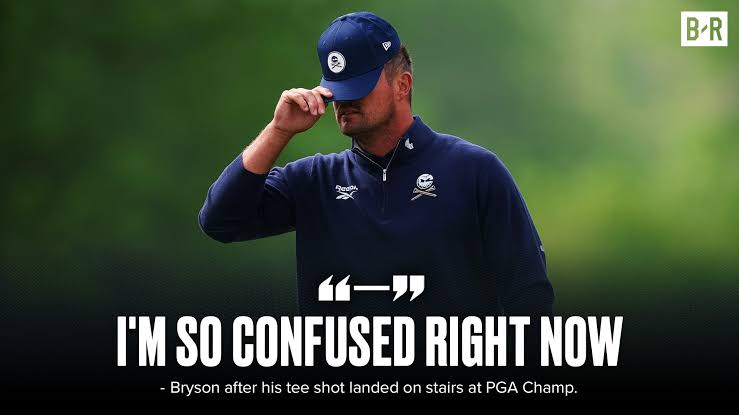 Bryson DeChambeau Stumbles in PGA Championship Round 1, Shoots 76 After Missing Masters Cut