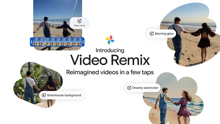Create shareable video clips in seconds with Video Remix in Google Photos.