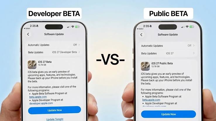 The Difference Between the iOS 27 Public and Developer Betas