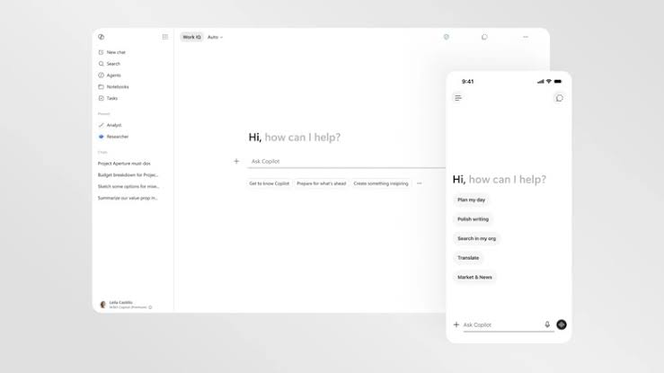 Microsoft Debuts A More Buttoned-Up Look For Copilot