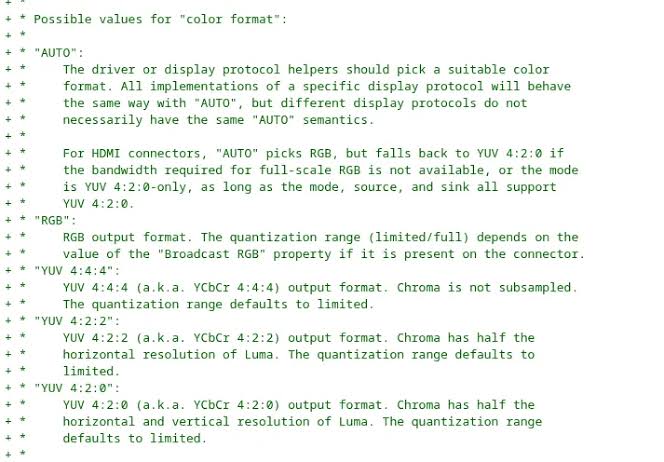 Linux 7.3 To Introduce DRM "Color Format" Property With AMD GPU Driver Support