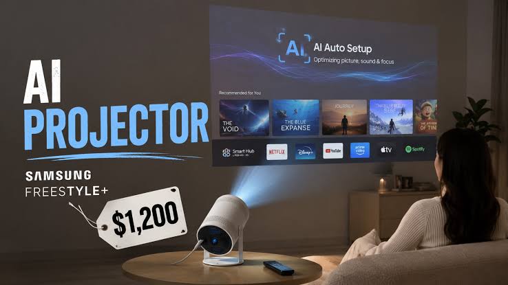 Samsung’s Freestyle+ Projector Lands at $1,200 – and Its AI Has One Job to Do