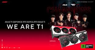 ASUS Announces T1 GeForce RTX 5070 and RTX 5060 Ti Graphics Cards