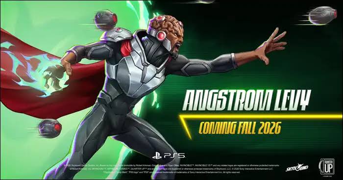 Angstrom Levy revealed as the third DLC character coming to Invincible Vs Season 1, playable demo at Evo France 2026