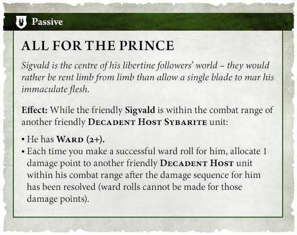 The preening prince of perfection gets an Army of Renown