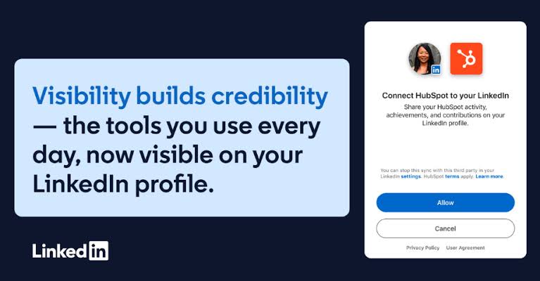 Visibility builds credibility — the tools you use every day, now visible on your LinkedIn profile