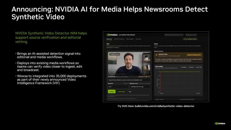 Nvidia’s Synthetic Video Detector Is Designed to Detect AI-Generated Videos