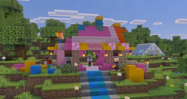 Minecraft tests abandoned camp maps and concrete stairs in new feature drop