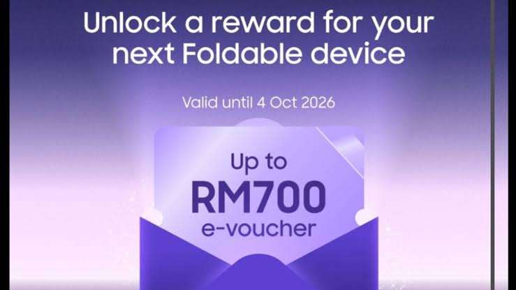 Samsung RM700 e-voucher for the next foldable now available for Samsung Members!