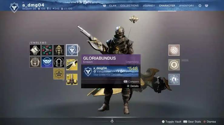 Destiny 2 now in maintenance mode as Bungie offers final Gloriabundus emblem