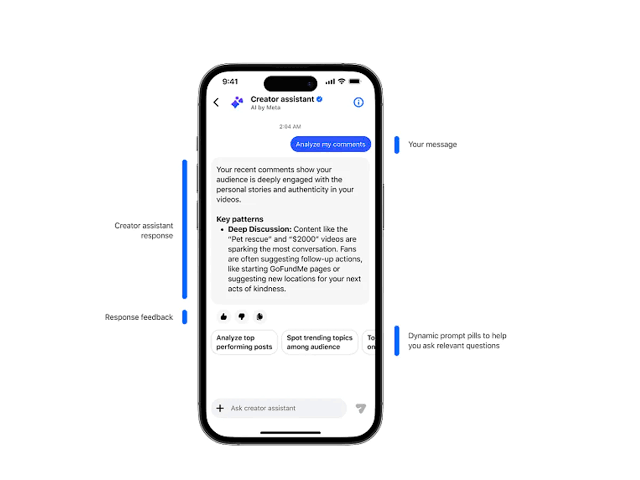 Meta launches creator assistant chatbot