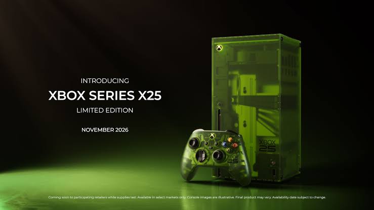 New XBOX 25th Anniversary Console and Controller