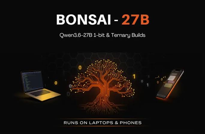 PrismML Releases Bonsai 27B: 1-bit and Ternary Builds of Qwen3.6-27B That Run on Laptops and Phones