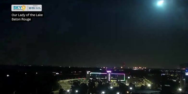 Fireball spotted over south Louisiana