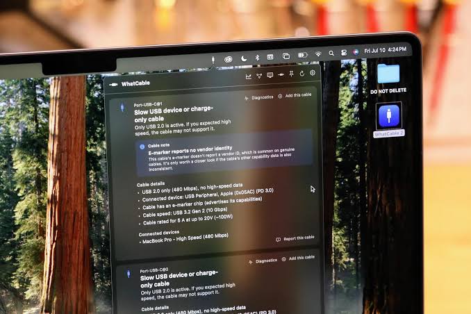 This free Mac app reveals the truth about your mystery USB-C cables