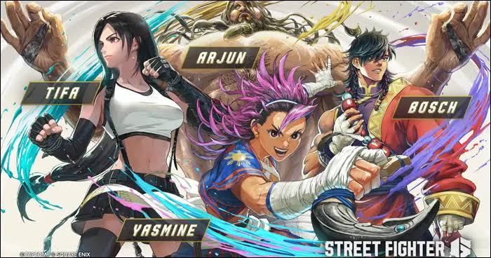 Tifa Lockhart, Bosch, Yasmine and Arjun announced for Street Fighter 6 Season 4