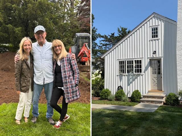 A woman built her parents a 725-square-foot cottage in her backyard so they could be closer to their grandchildren