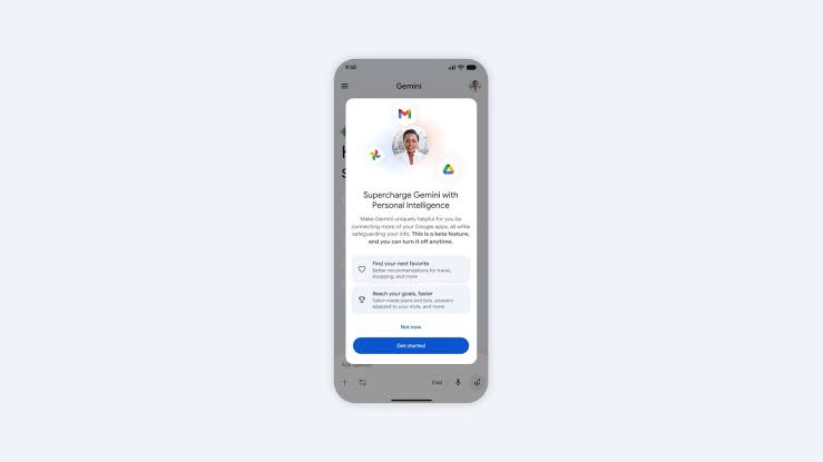 Gemini app starts rolling out Personal Intelligence globally