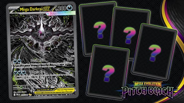 Sneak a Peek at Cards from the Pokémon TCG: Mega Evolution—Pitch Black Expansion