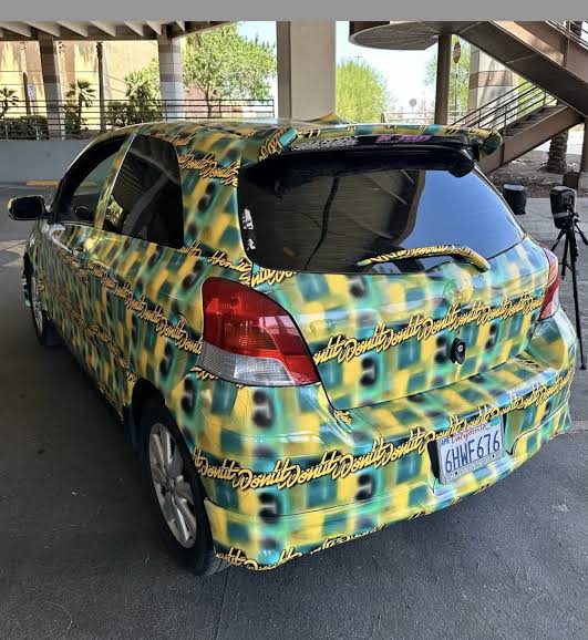 A cybersecurity researcher covered a Toyota in an AI-generated pattern to confuse Flock cameras