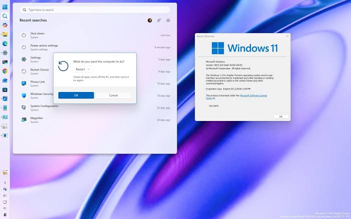 Everything we know so far about Windows 11’s big 2026 (26H2) update arriving this fall, including changes for Start menu, Taskbar, and Search