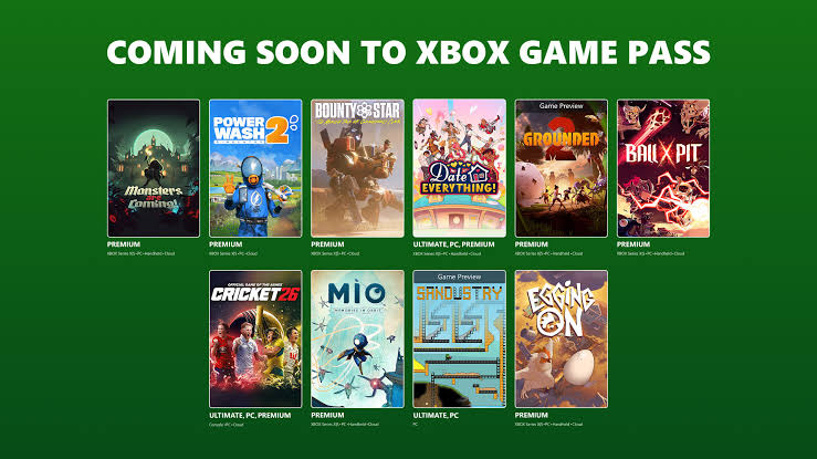 Coming to XBOX Game Pass: Gears of War: E-Day Open Beta, Cricket 26, Date Everything!, and More