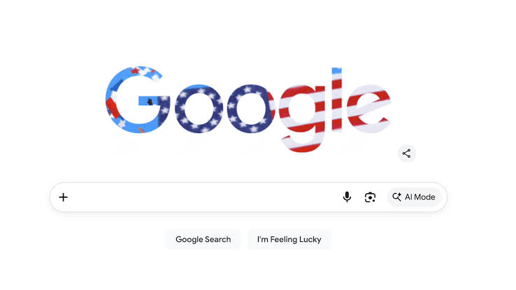Google Fourth Of July 2026 Doodle Celebrating 250 Years Of The USA